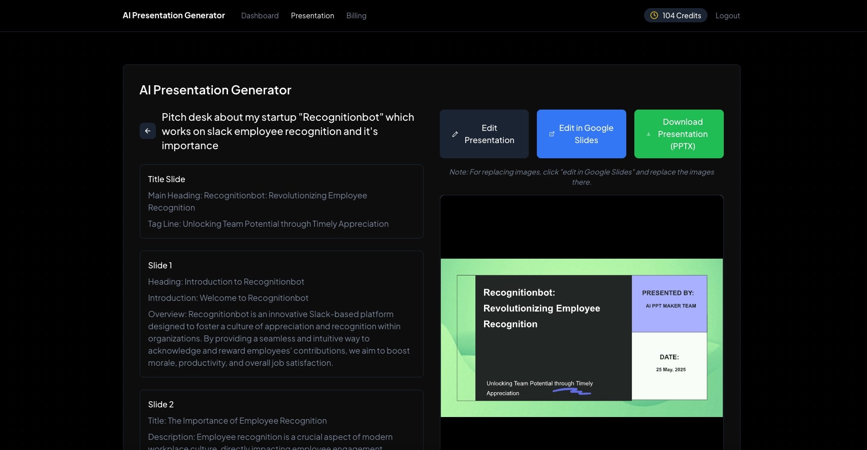 Dashboard Preview